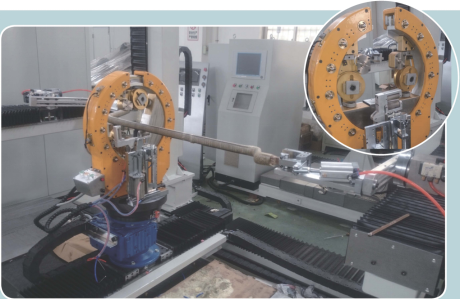 ZCN090AST-（2200）3600 水電多級(jí)線圈、風(fēng)電、水電線棒數(shù)控包帶機(jī)